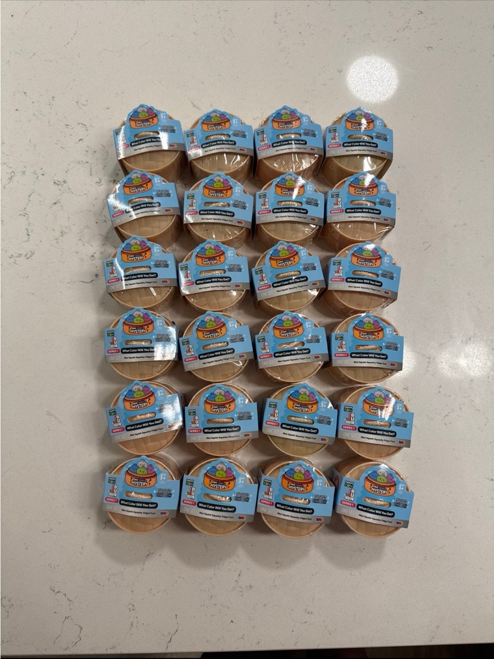 (24) Mini Silver Holographic Mystery Squishy RMS Dumpling!